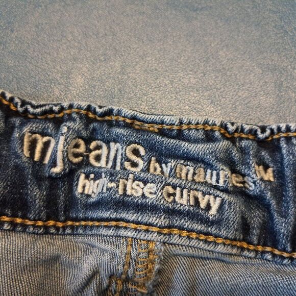 Maurices Jeans high-rise curvy Women's 24W long Cottagecore Countrycore - Picture 2 of 10